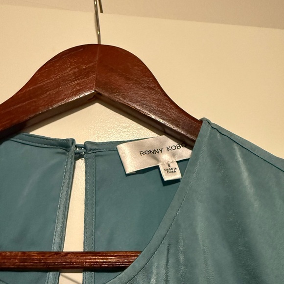 Ronny Kobo Collection Santana draped Asymmetrical Dress - Picture 4 of 7